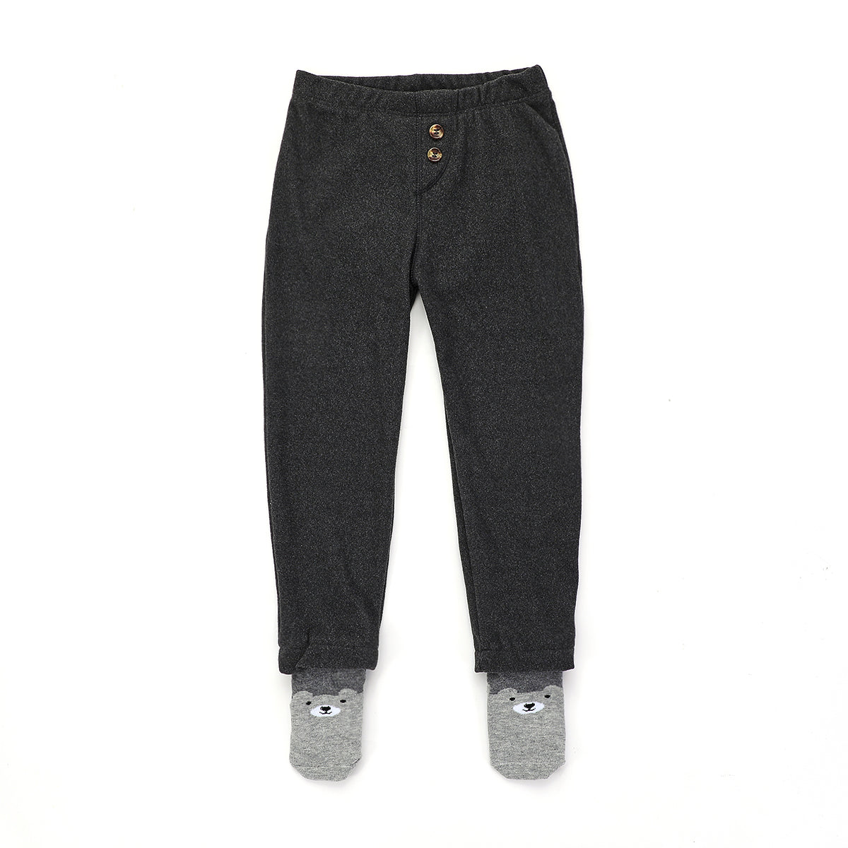The Barry - Brushed Fleece Pull On Footed Bottoms