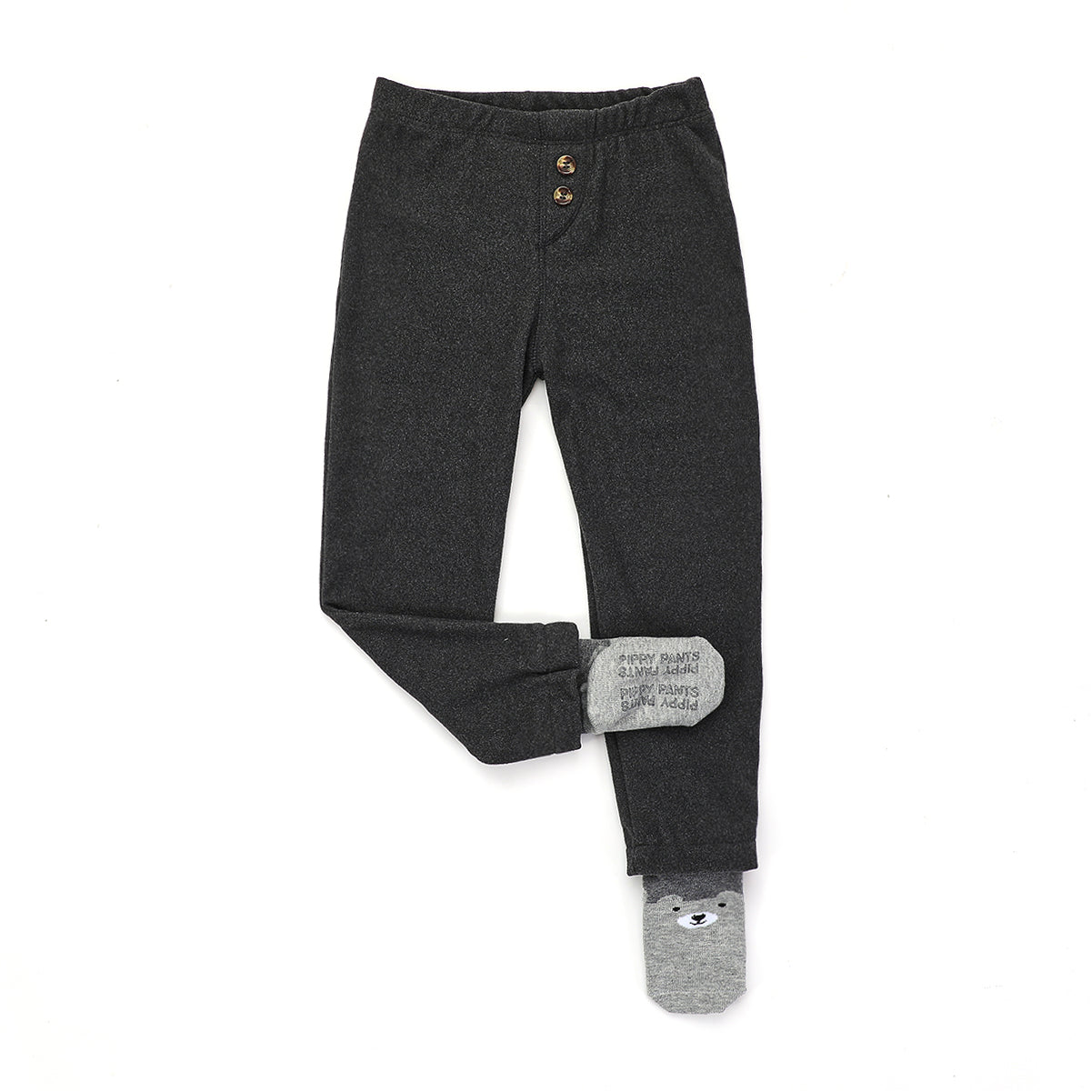 The Barry - Brushed Fleece Pull On Footed Bottoms